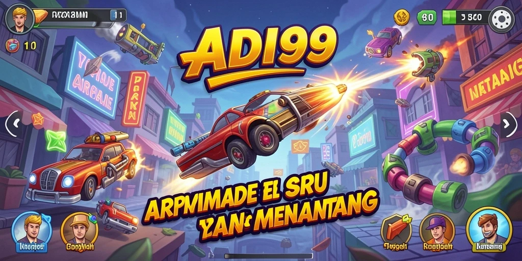 Tampilan gameplay seru dan penuh tantangan di ADI99.