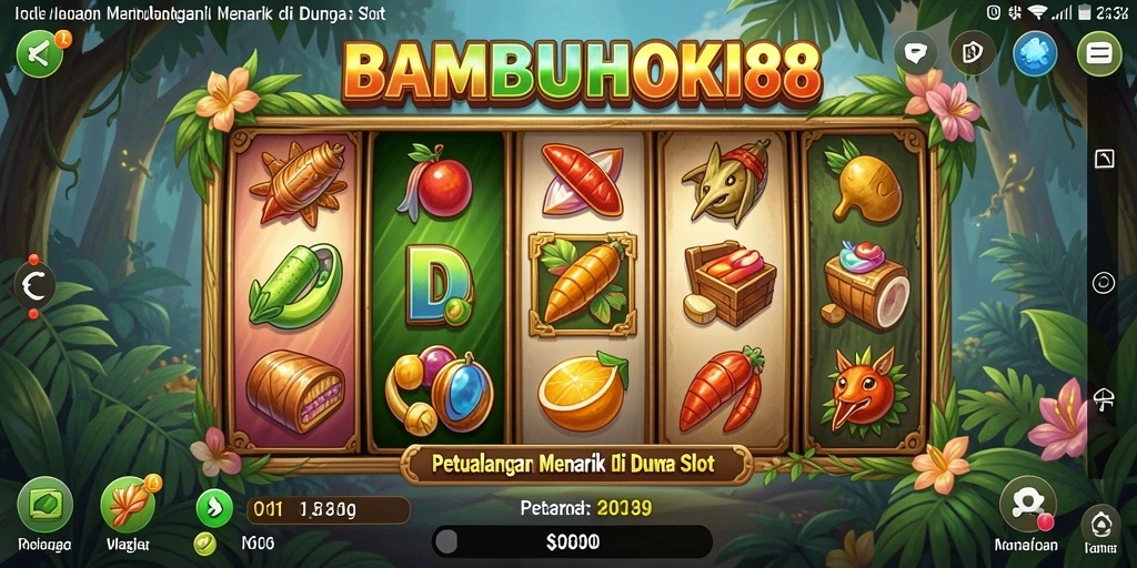 Screenshot gameplay BAMBUHOKI88 menampilkan serunya bermain slot.
