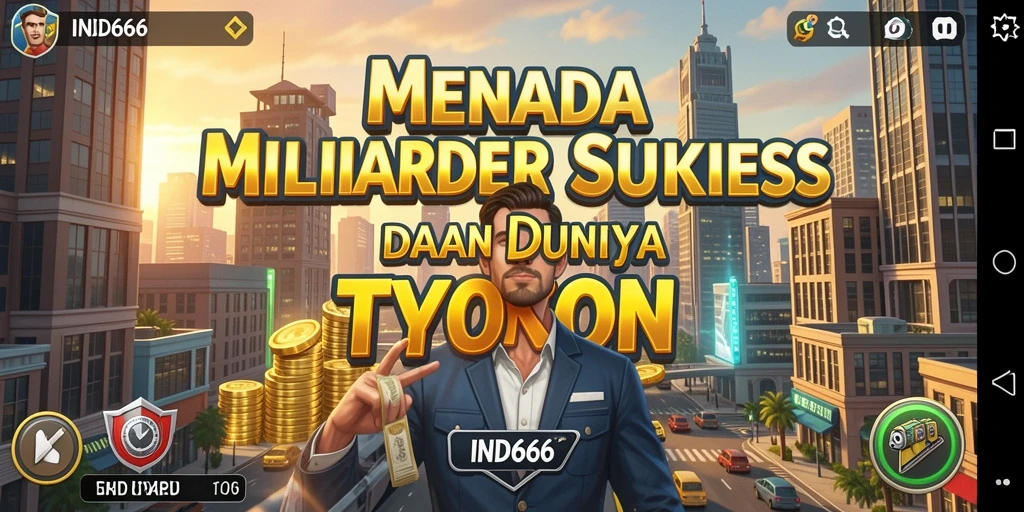 Tampilan menarik dari gameplay Tycoon IND666.