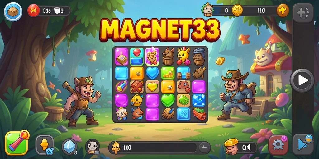 Gameplay MAGNET33 yang seru dan menantang.