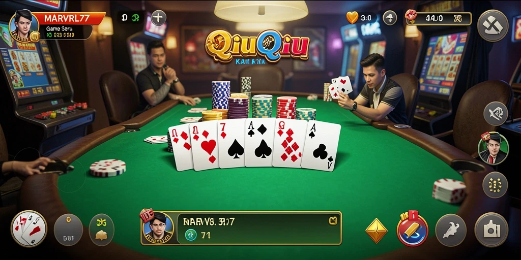 Screenshot gameplay QiuQiu yang seru dari MARVRL77.