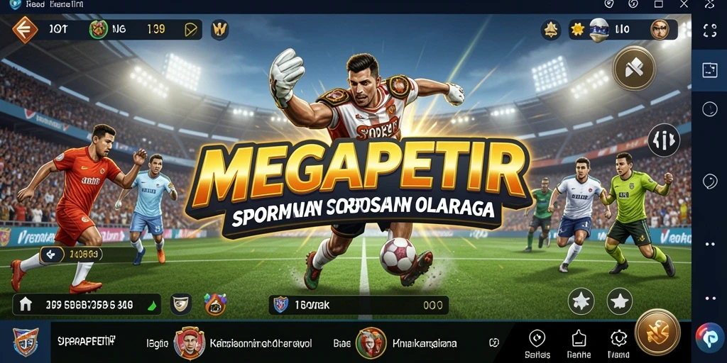 Tampilan gameplay MEGAPETIR yang menarik dan interaktif.