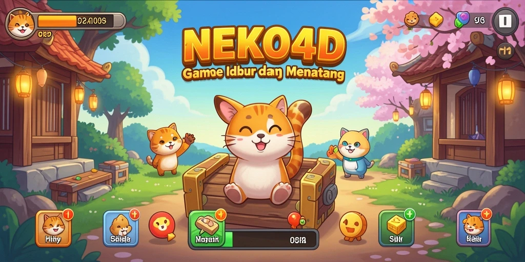 Tampilan gameplay NEKO4D yang menarik dan memikat pemain.
