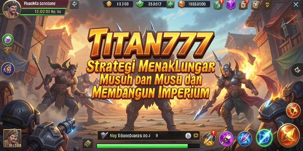 Gameplay intens dalam TITAN777 dengan strategi yang mendalam dan pertempuran seru.