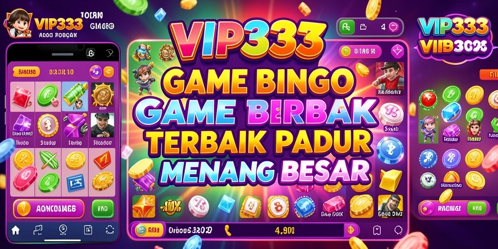 Screenshot gameplay VIP333 yang menampilkan momen seru dalam permainan Bingo.