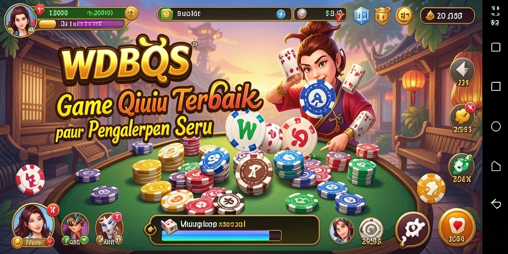 Tampilan gameplay menarik WDBOS yang penuh strategi QiuQiu.