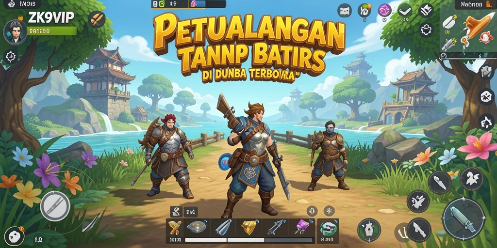 Gameplay seru di dunia terbuka ZK9VIP dengan berbagai eksplorasi.